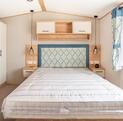 ABI Beverley for sale at Pearl Lake Country Holiday Park, Herefordshire. Master bedroom photo