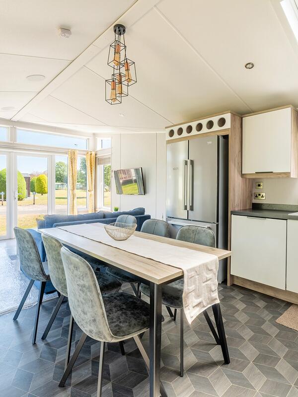 Willerby Vogue Nouveau for sale on 5 star caravan holiday park. Living area photo
