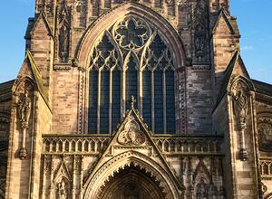 Historic cathedral at Hereford photo