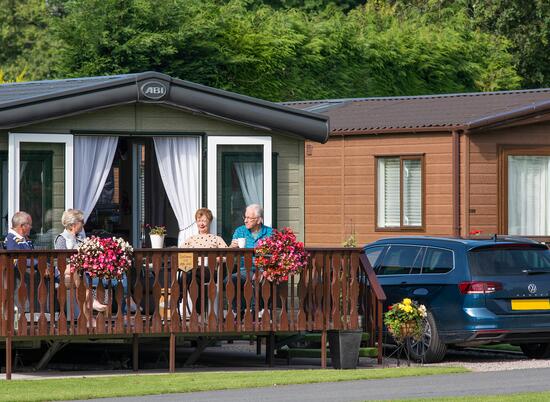 Static caravans for sale on site 5 star park photo