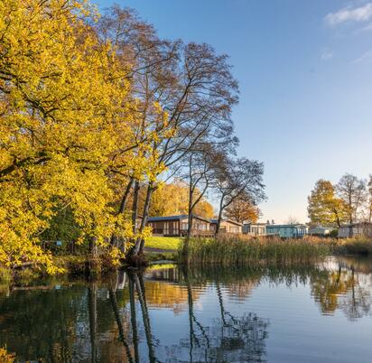Tranquil bay at Pearl Lake