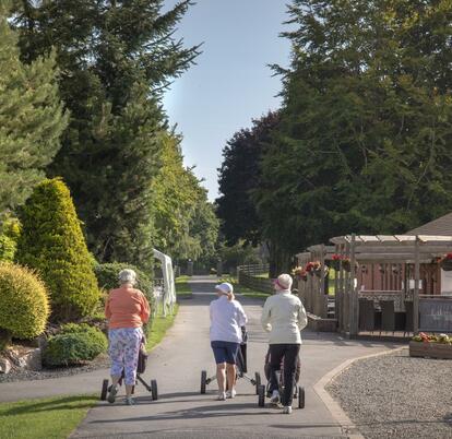 Static caravans for sale on site 5 star park with golf course photo