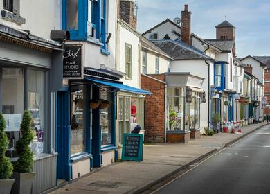 Presteigne Welsh market town photo