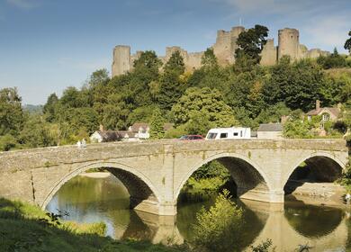 Ludlow Castle and River Teme