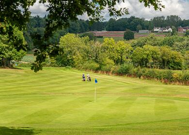 5 star caravan site with golf course photo