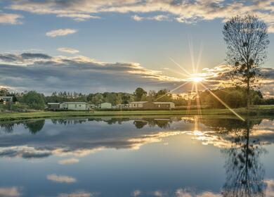 Fishing at 5 star caravan park, Arrow Bank Herefordshire