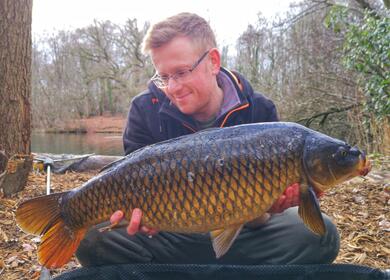 fishing for  carp at Pearl lake