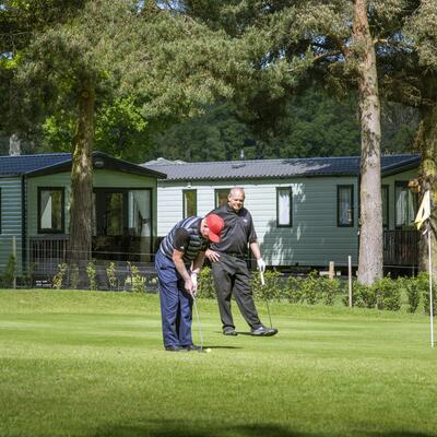 5 star holiday park with golf course photo