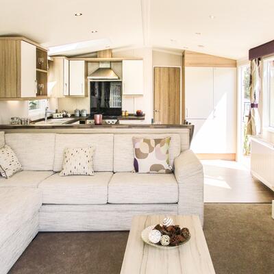 Swift Moselle Lodge for sale at Arrow Bank 5 star holiday park Herefordshire