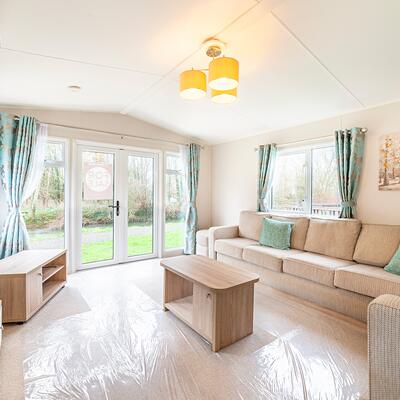 Holiday home for sale on 5 star caravan park. Willerby Avonmore. Lounge photo