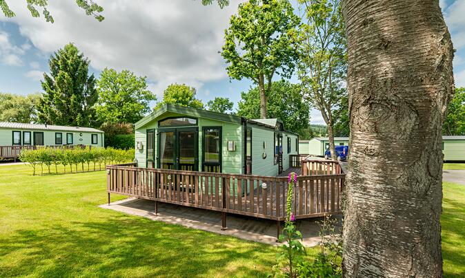 Willerby Vogue holiday home for sale at Discover parks - plot photo