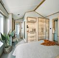 ABI Westwood for sale at Discover Parks 5 star caravan holiday parks. master bedroom photo