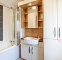 Willerby Dorchester for sale at discover parks, pet friendly holiday park, en suite bathroom photo