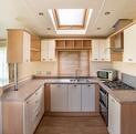 Pemberton Serena holiday home for sale at Pearl Lake Country Holiday Park, Herefordshire. kitchen photo.