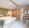 ABI Ingleton caravan holiday home for sale at Discover Parks - main bedroom photo