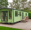 ABI Sunningdale Premier holiday home for sale at Pearl Lake Country Holiday Park, Herefordshire. Exterior photo