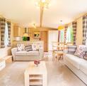ABI Sunningdale Premier holiday home for sale at Pearl Lake Country Holiday Park, Herefordshire. Living area photo