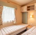 ABI Sunningdale Premier holiday home for sale at Pearl Lake Country Holiday Park, Herefordshire. Twin bedroom photo